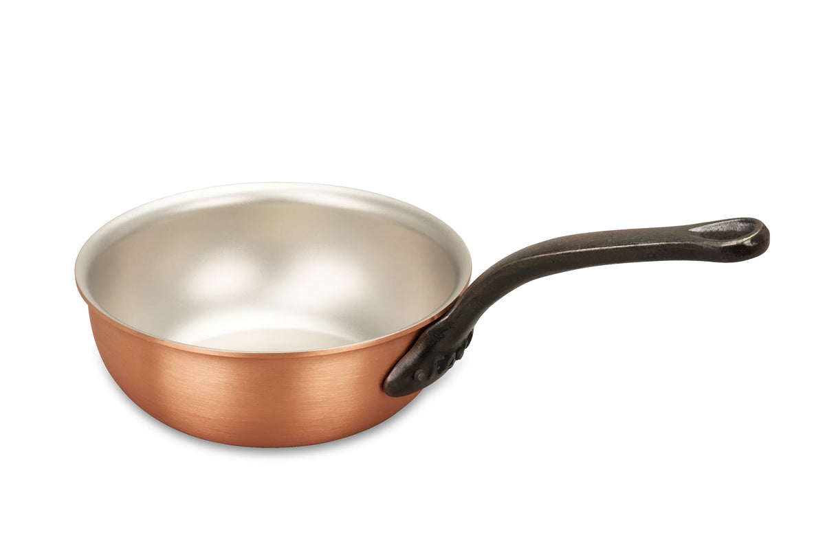Falk Copper Classic Saucier, 24 cm (3.2 qt)